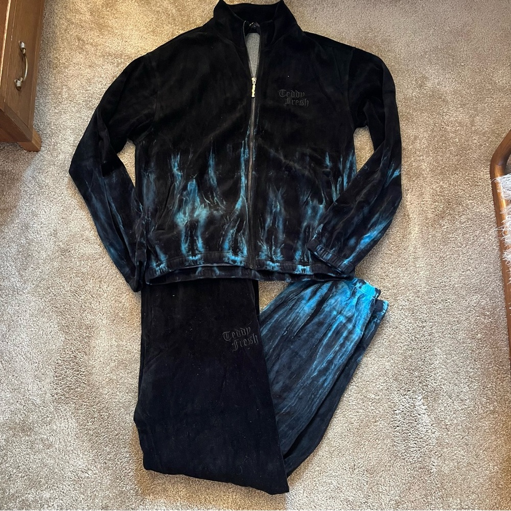 Teddy Fresh Valor Flame Tracksuit Size Small Unisex